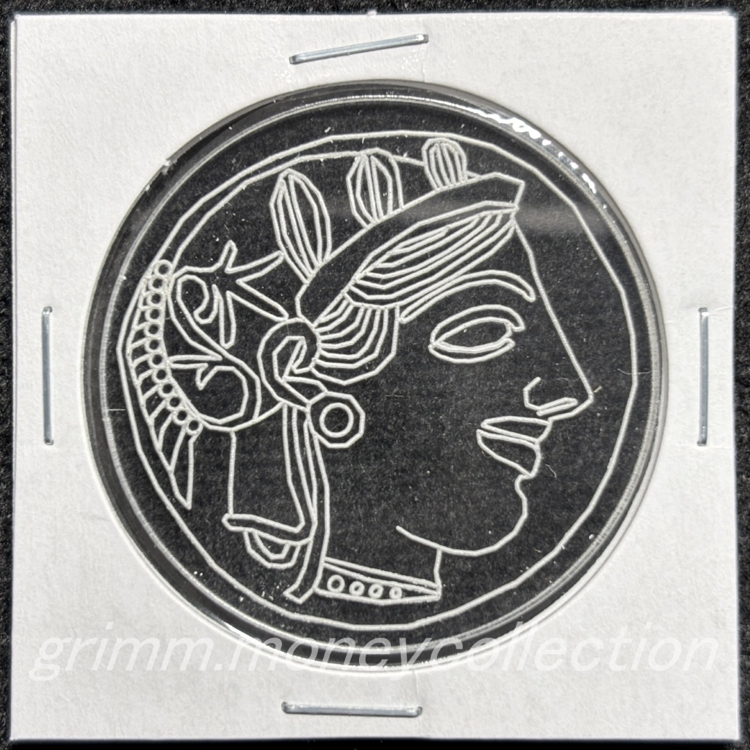 アクリル アテネ テトラドラクマ 表 線彫