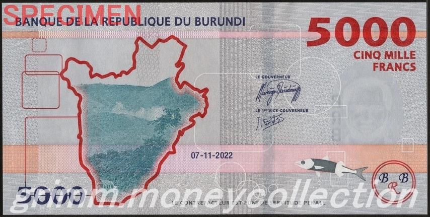 ブルンジ 5000フラン