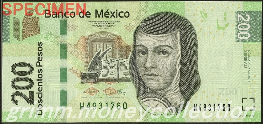 メキシコ 200ペソ