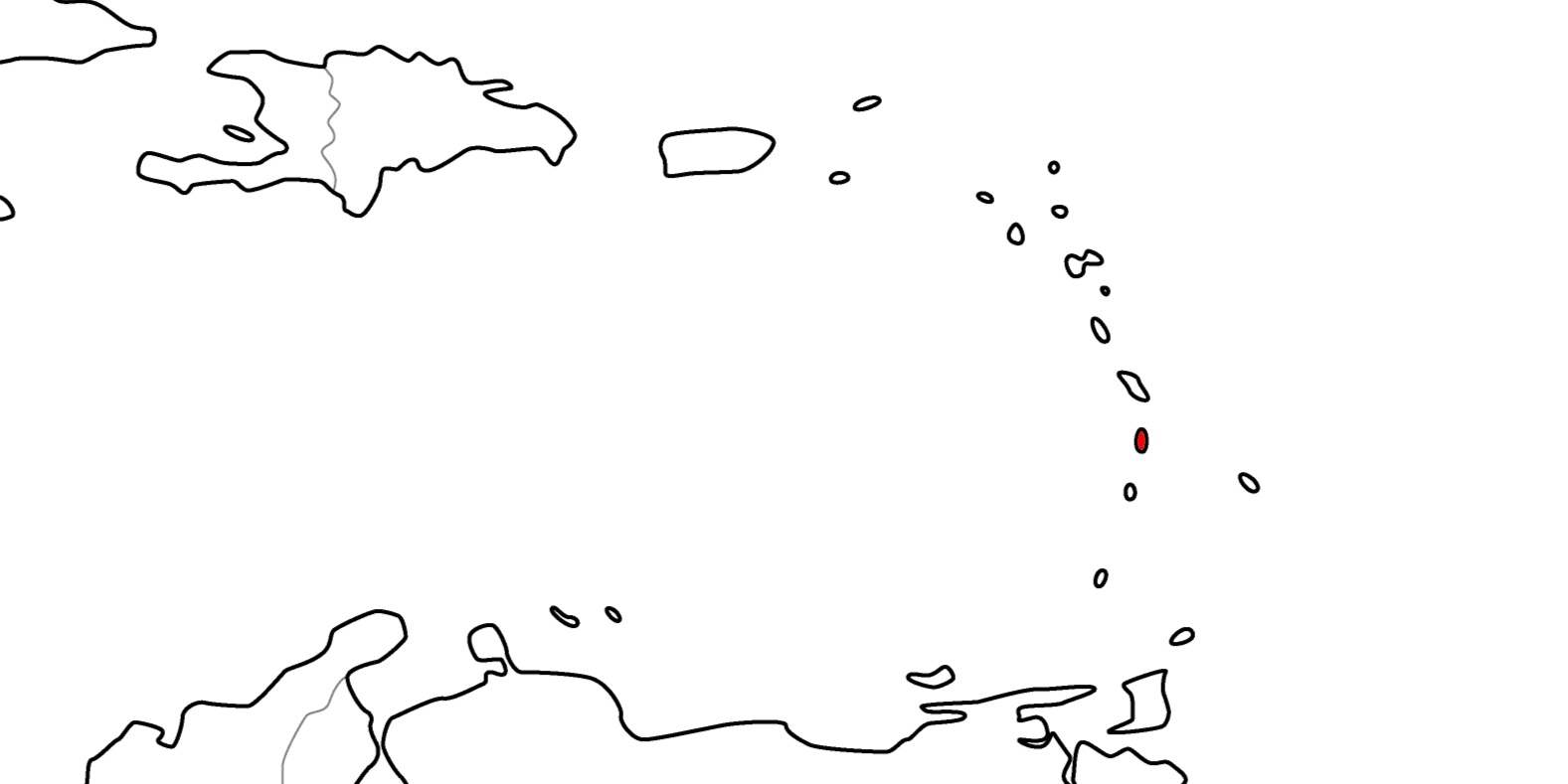 セントルシアの地図