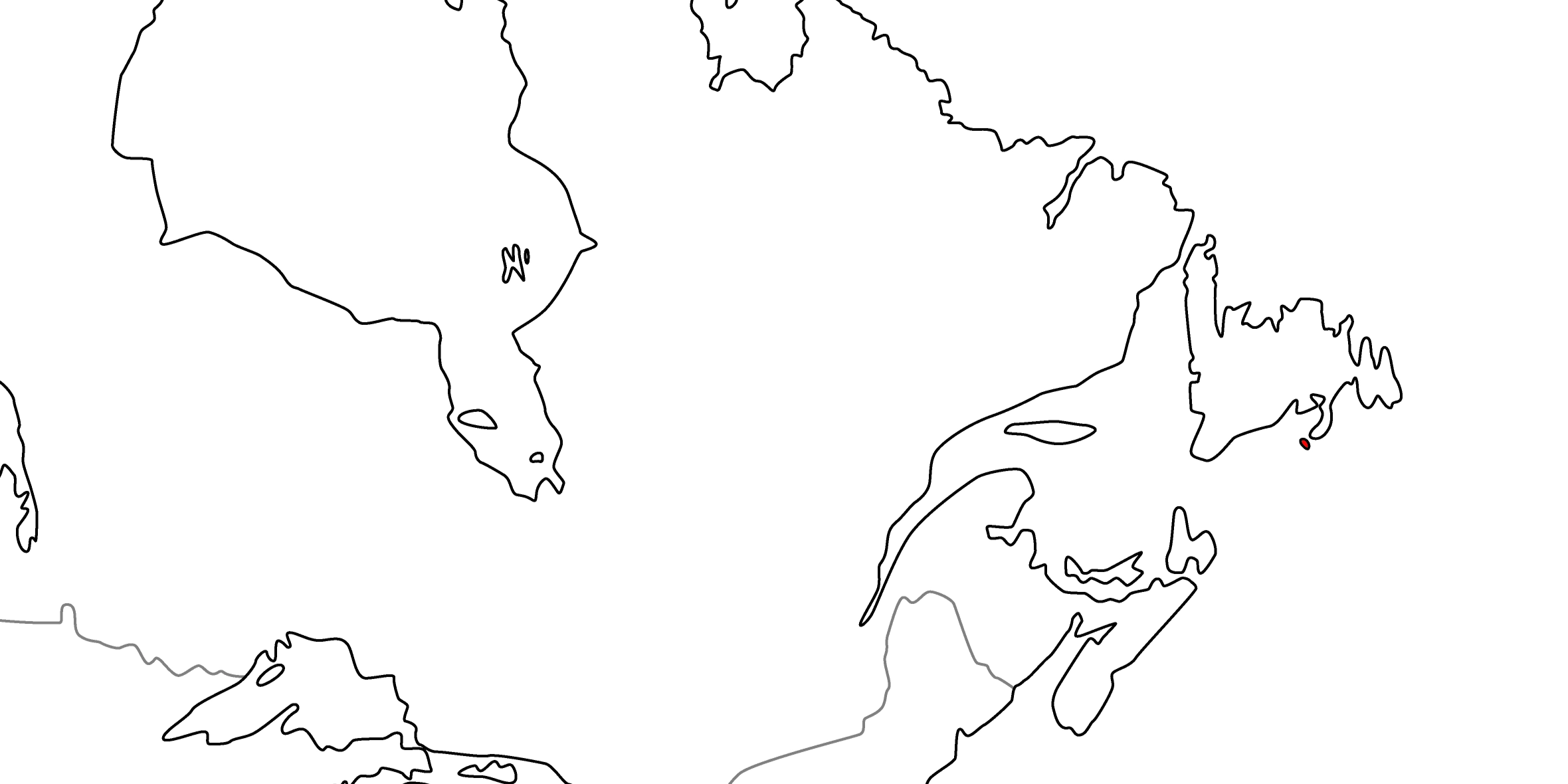 サンピエール島・ミクロン島の地図