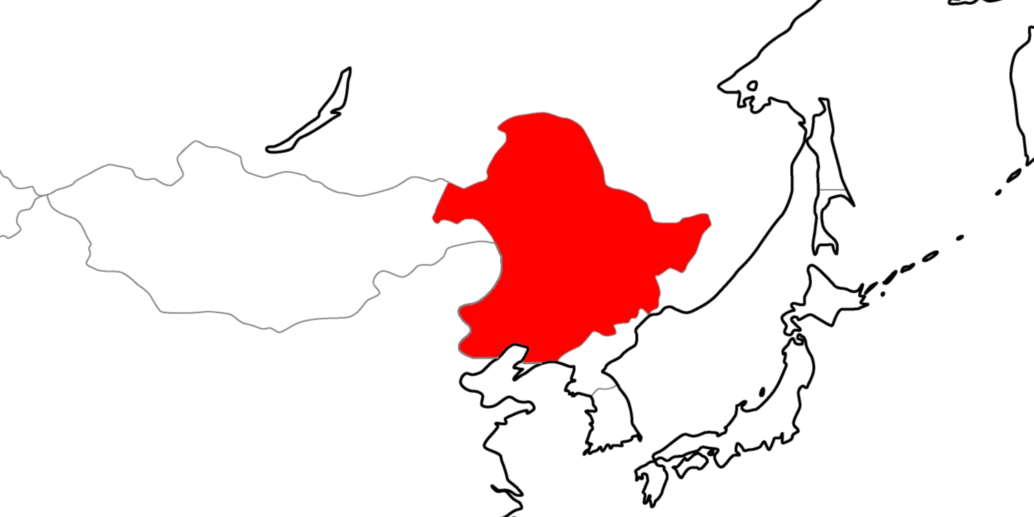 満州国の地図