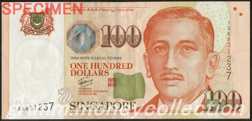 シンガポール 100ドル