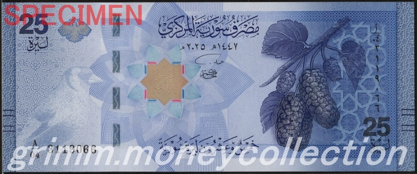 シリア 25ポンド 表