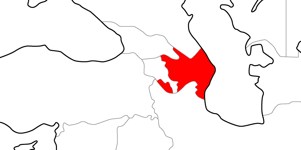 アゼルバイジャンの地図