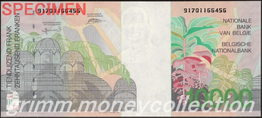ベルギー 10000フラン
