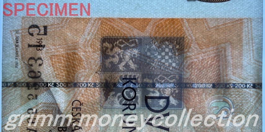 チェコ 200コルナ