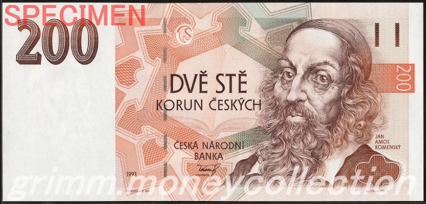 チェコ 200コルナ