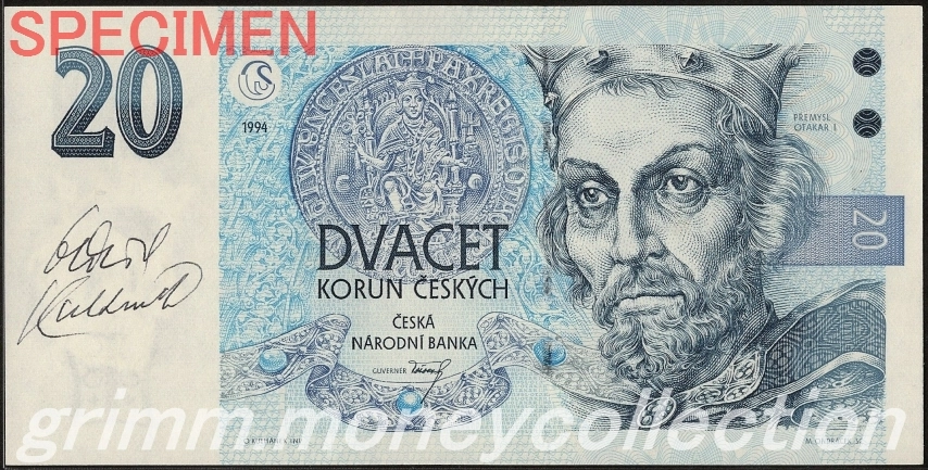 チェコ 20コルナ