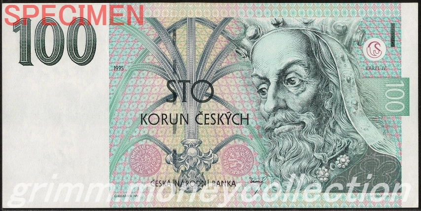 チェコ 100コルナ