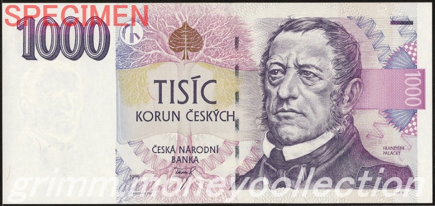 チェコ 1000コルナ