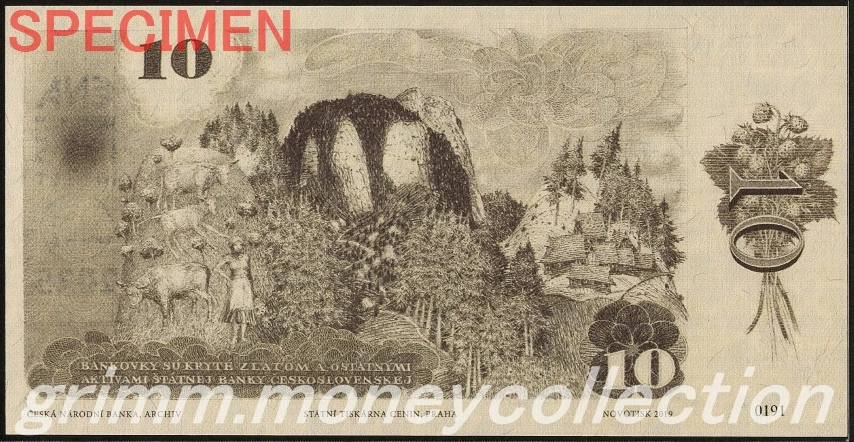 チェコスロバキア 10コルナ