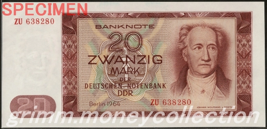 ドイツ民主共和国(東ドイツ) 20マルク