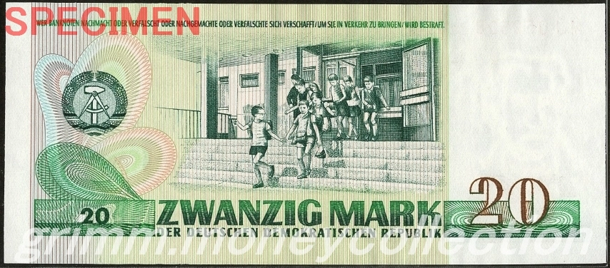 ドイツ民主共和国(東ドイツ) 20マルク