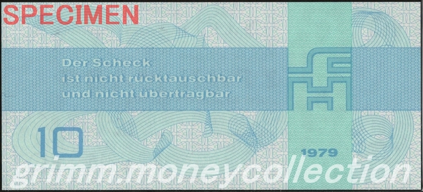 ドイツ民主共和国(東ドイツ) 外貨兌換券 10マルク