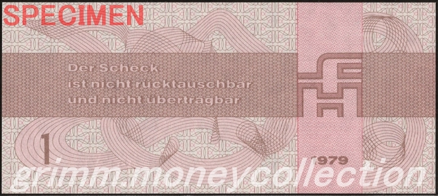 ドイツ民主共和国(東ドイツ) 外貨兌換券 1マルク