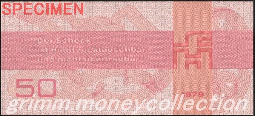 ドイツ民主共和国(東ドイツ) 外貨兌換券 50マルク