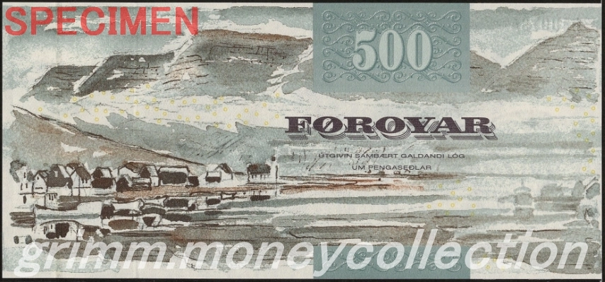 フェロー諸島 500クローナ