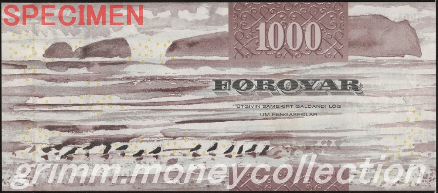 フェロー諸島 1000クローナ