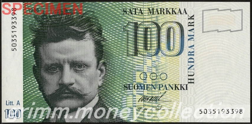 フィンランド 100マルッカ