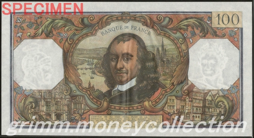 フランス 100フラン