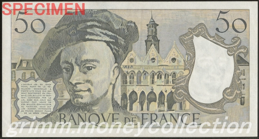 フランス 50フラン