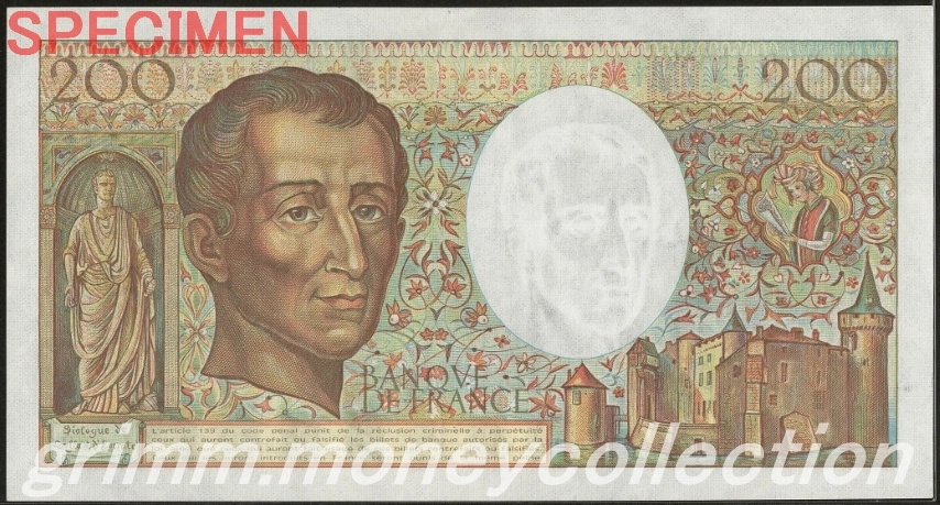フランス 200フラン