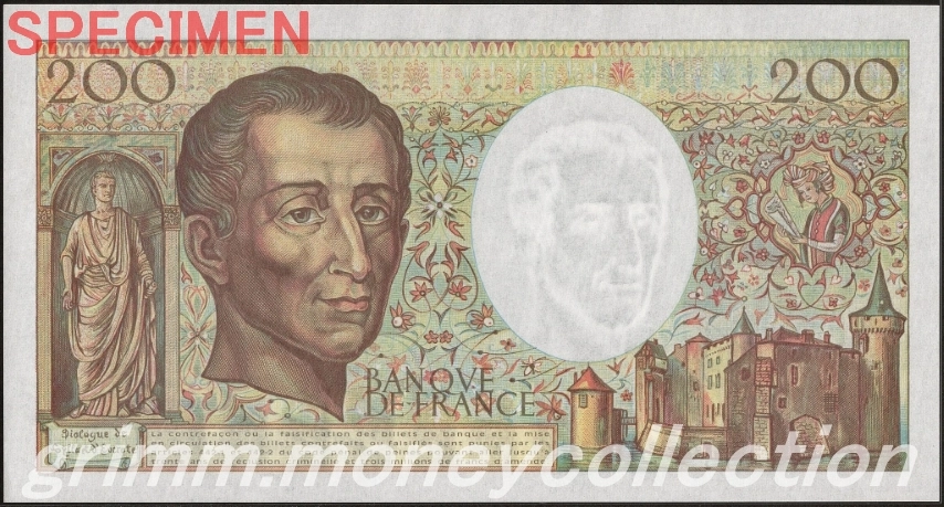 フランス 200フラン