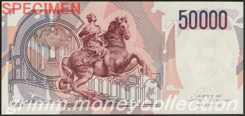 イタリア 50000リラ