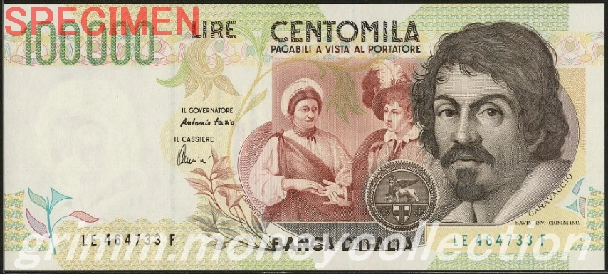 イタリア 100000リラ