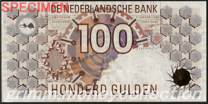 オランダ 100ギルダー