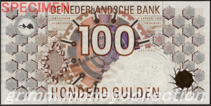 オランダ 100ギルダー