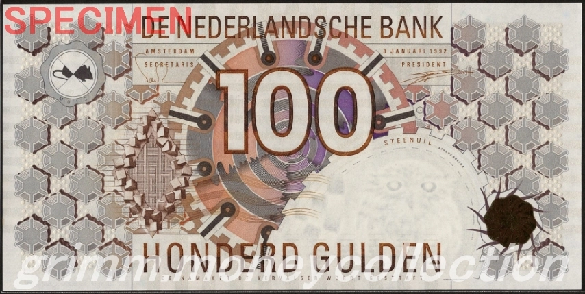 オランダ 100ギルダー