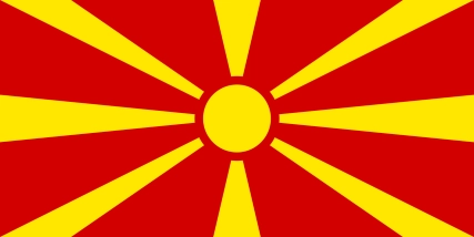 北マケドニアの国旗