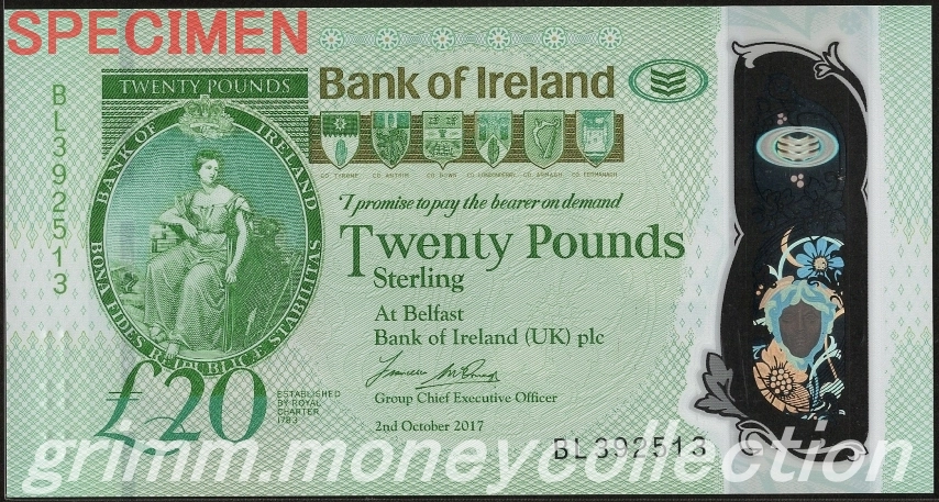 アイルランド銀行 20ポンド