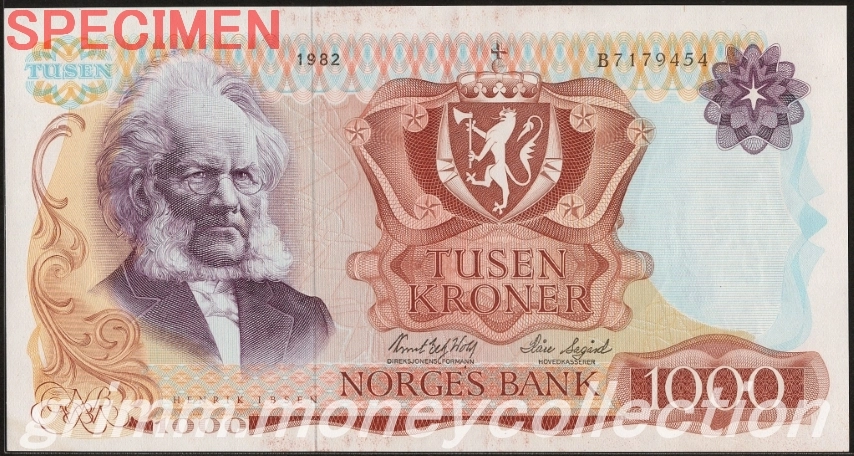ノルウェー 1000クローネ