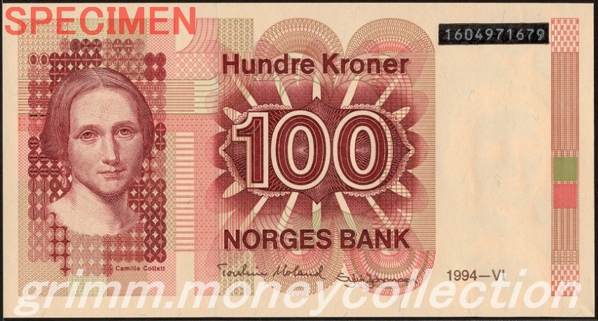 ノルウェー 100クローネ