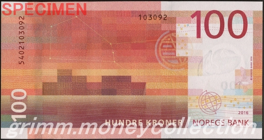 ノルウェー 100クローネ