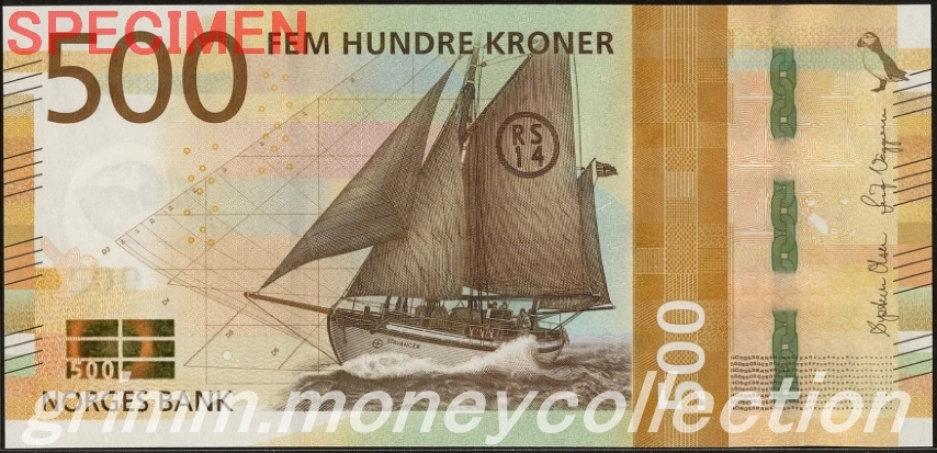 ノルウェー 500クローネ
