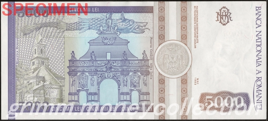 ルーマニア 5000レイ