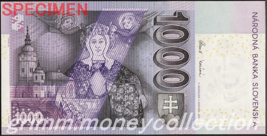 スロバキア 1000コルナ