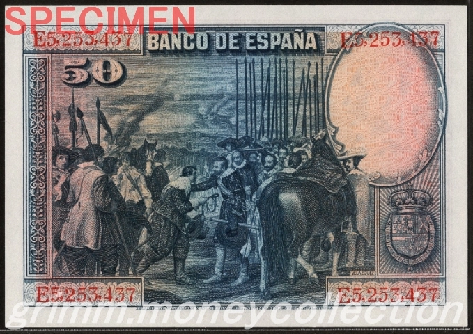 スペイン 50ペセタ
