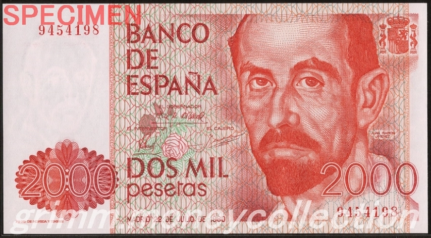 スペイン 2000ペセタ