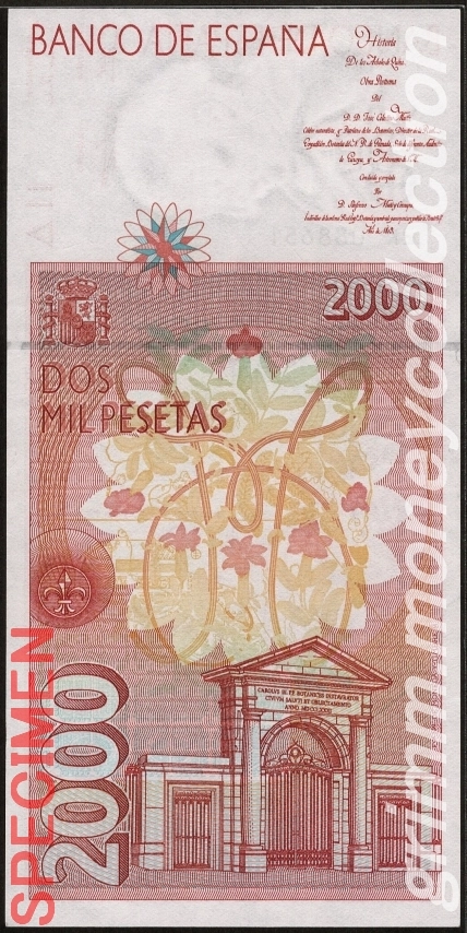 スペイン 2000ペセタ