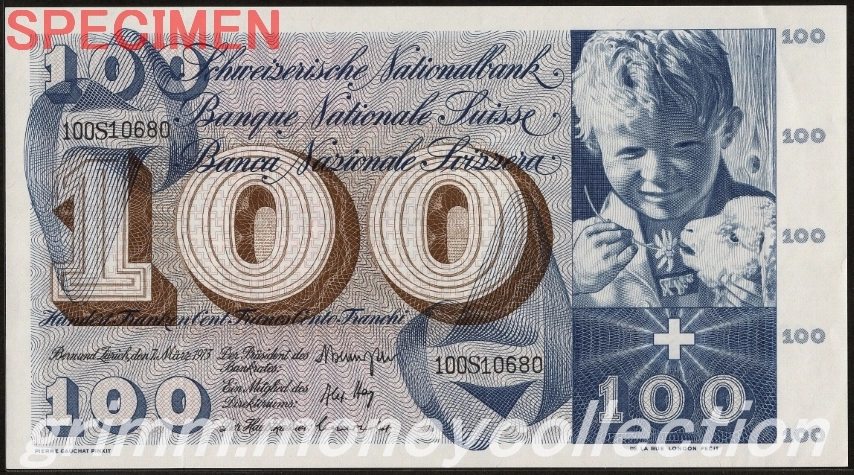 スイス 100フラン