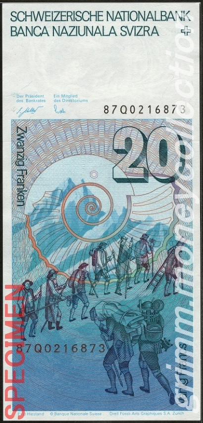 スイス 20フラン
