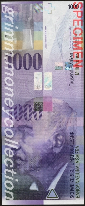 スイス 1000フラン