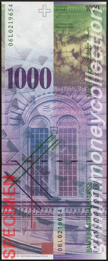 スイス 1000フラン