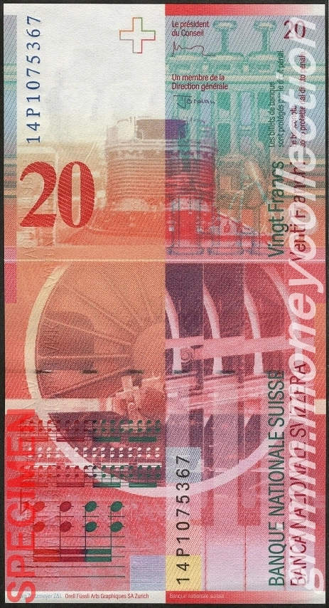 スイス 20フラン