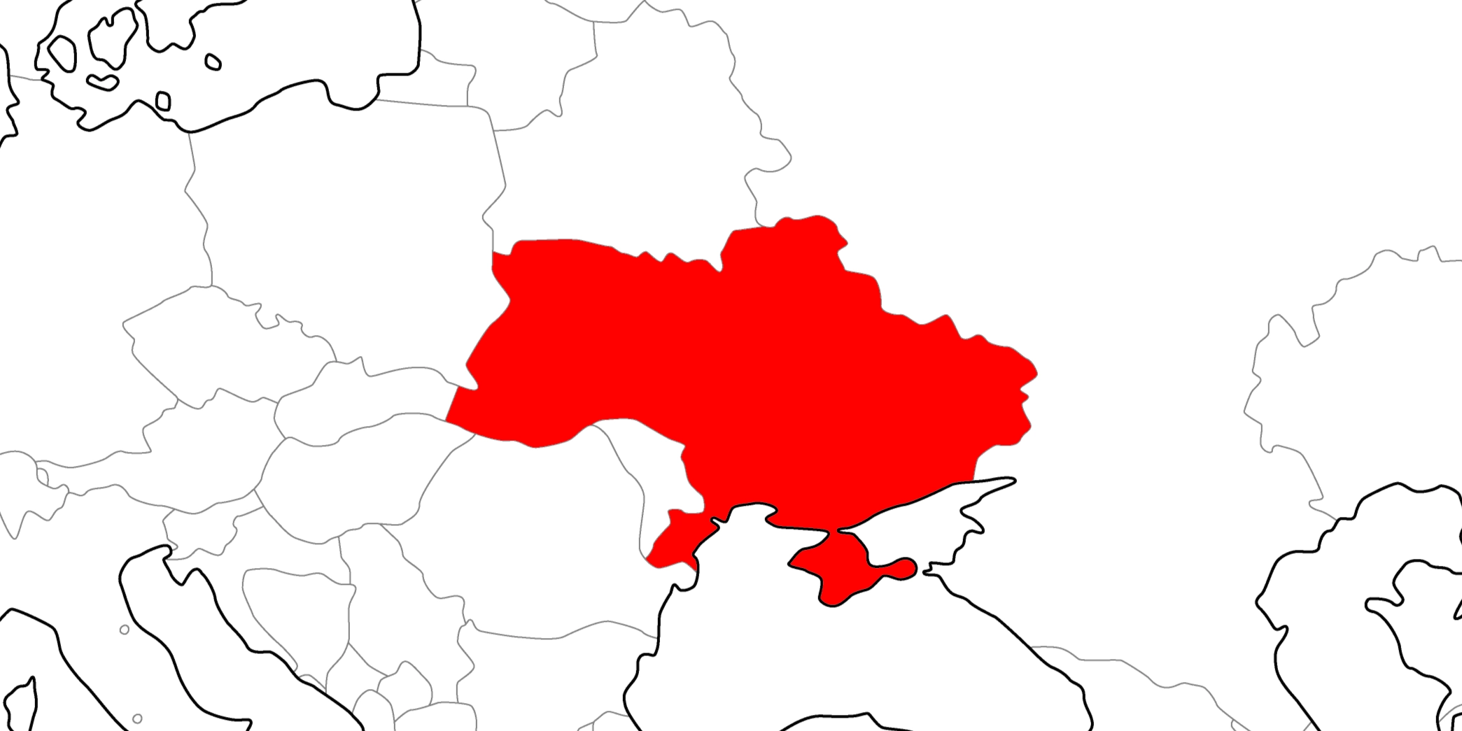 ウクライナの地図